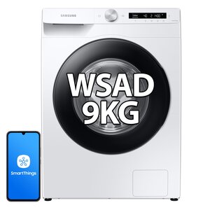 Pralka SAMSUNG WW90T504DAWC AI Control EcoBubble 9kg 1400 obr
