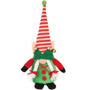 Elf SASKA GARDEN Dziewczyna z workiem na prezent 28 cm