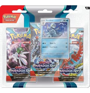 Gra karciana REBEL Pokémon TCG: Scarlet & Violet Paradox Rift 3-Pack Blister Mix (1 zestaw)