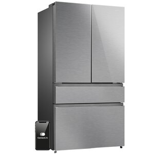 Lodówka HISENSE RF749N4SGIE MD Side by Side No Frost 178.5cm Srebrna Wi-Fi ConnectLife My Fresh Choice Metal Cooling