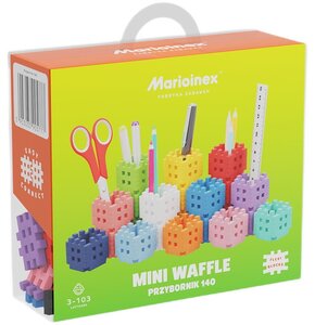 Klocki elastyczne MARIOINEX Mini Waffle Przybornik 905777