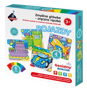 Zestaw kreatywny ASKATO Genialny dzieciak Zmyślna główka - zręczna rączka Pojazdy 119632