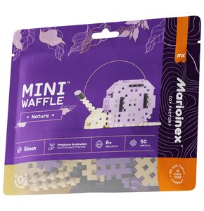 Klocki elastyczne MARIOINEX Mini Waffle Nature Ślimak 906101