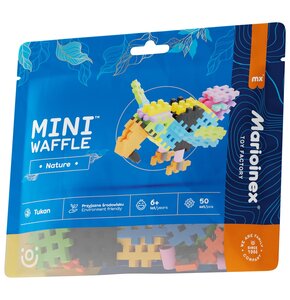 Klocki elastyczne MARIOINEX Mini Waffle Nature Tukan 906118