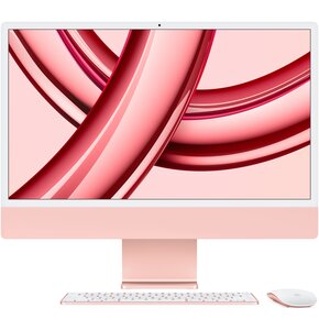 Komputer APPLE iMac 24 4k 23.5" Retina M3 10R GPU 8GB RAM 256GB SSD macOS Różowy