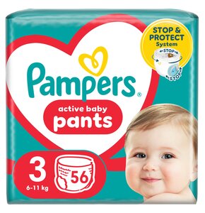 Pieluchomajtki PAMPERS Pants 3 (56 szt.)