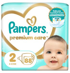 Pieluchy PAMPERS Premium Care 2 (88 szt.)