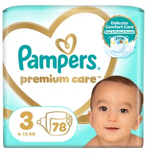 Pieluchy PAMPERS Premium Care 3 (78 szt.)