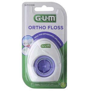 Nić dentystyczna SUNSTAR GUM Ortho Floss (50 sztuk)