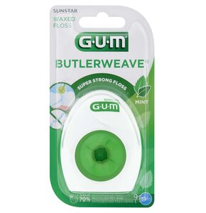 Nić dentystyczna SUNSTAR GUM Butlerweave z miętą (55 m)
