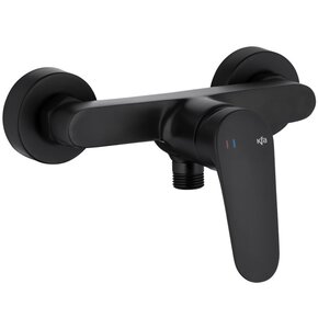 Bateria natryskowa KFA ARMATURA Otava 5556-010-81 Czarny