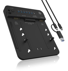 Stacja dokująca ICY BOX IB-2913MCL-C31 USB Typu C 3.2 Gen. 2, Aktywna