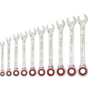 Zestaw kluczy płasko-oczkowych BOSCH B-1600A02AU0 (10 elementów)