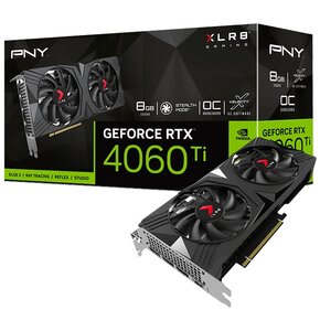 Karta graficzna PNY GeForce RTX 4060 Ti XLR8 Gaming Verto OC Dual Fan 8GB DLSS 3
