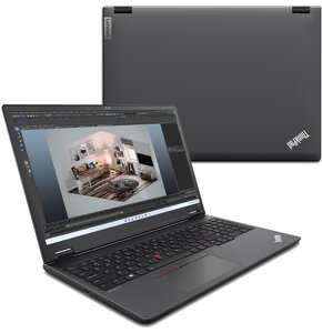 Laptop LENOVO ThinkPad P16v Gen 1 16" IPS R7PRO-7840HS 32GB RAM 1TB SSD RTXA1000 Windows 11 Professional