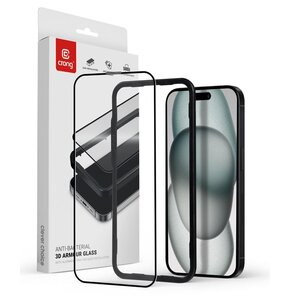 Szkło hartowane CRONG Anti-Bacterial 3D Armour Glass do Apple iPhone 15/16