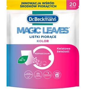 Chusteczki do prania DR BECKMANN Magic Leaves Kolor (20 sztuk)