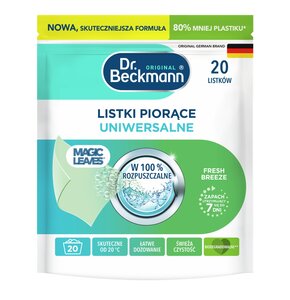 Listki do prania DR BECKMANN Magic Leaves Uniwersalne (20 sztuk)