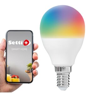 Inteligentna żarówka LED SETTI+ SL314RGB 4.8W E14 Wi-Fi
