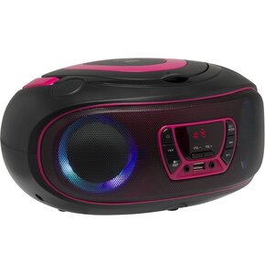 Radioodtwarzacz DENVER TCL-212BT Bluetooth Czarno-różowy