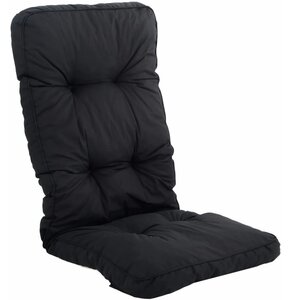 Poduszka na fotel PATIO Royal/Lena D002-07PB 124x48 cm Czarny