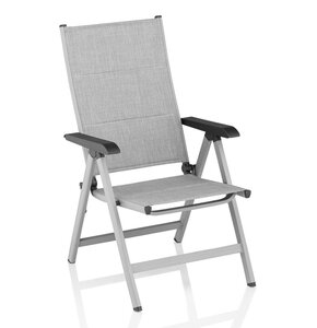 Krzesło wielopozycyjne KETTLER Basic Plus Padded srebrno-jasnoszary 0301201-9300
