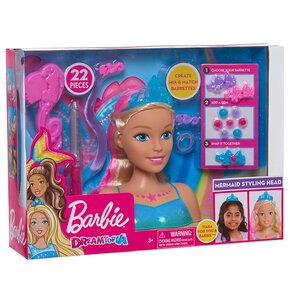Lalka Barbie Głowa do stylizacji Dreamtopia Syrenka 62625