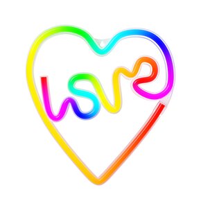 Neon LED FOREVER LIGHT Love w sercu FLRN02 RGB Wielokolorowy