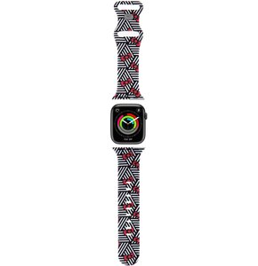 Pasek HELLO KITTY Silicone Bows & Stripes do Apple Watch (38/40/41mm) Czarny