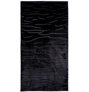 Dywan wewnętrzny MULTI-DECOR Alaska Fale 60 x 100 cm Czarny