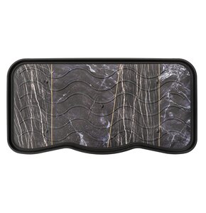 Wycieraczka MULTIDECOR Marble Czarno-brązowa 38 x 75 cm