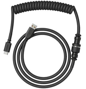 Kabel GLORIOUS PC Coiled Cable Czarny