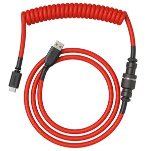 Kabel GLORIOUS PC Coiled Cable Czerwony