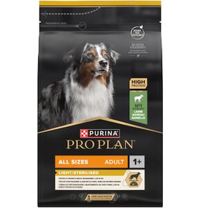 Karma dla psa PURINA Pro Plan All Size Adult Light Sterilised z Jagnięciną 3 kg
