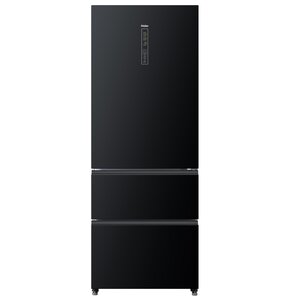 U Lodówka HAIER A3FE742CGBJ No frost 190.5cm Czarna