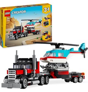 LEGO 31146 Creator Ciężarówka z platformą i helikopterem