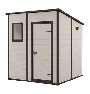 Domek narzędziowy KETER Manor Pent 255142 6X6 Beżowy 183.5 x 185 x 200.5 cm