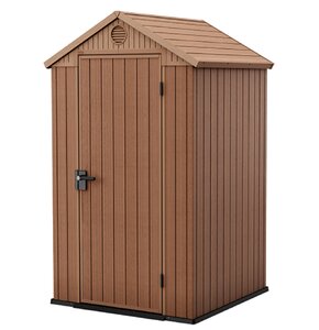 Domek narzędziowy KETER Darwin 4x4 Brązowy 118 x 116.7 x 205 cm