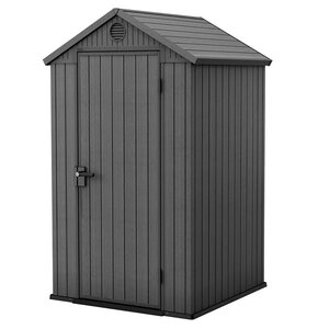 Domek narzędziowy KETER Darwin 4x4 Szary 125.8 x 117 x 205 cm