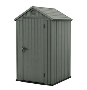 Domek narzędziowy KETER Darwin 259004 4X4 Zielony 125.8 x 117 x 205 cm