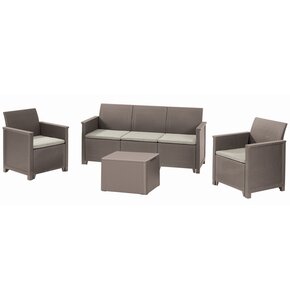 Zestaw mebli ogrodowych KETER Elodie 5 254086 Cappuccino