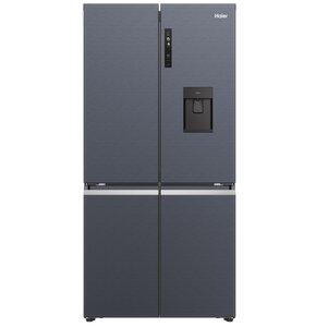 U Lodówka HAIER HCR5919EHMB Side by Side 190cm Kostkarka Dystrybutor wody Szczotkowana czerń