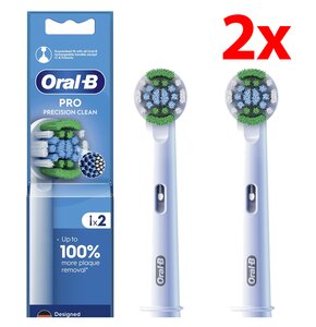 Oryginalna końcówka szczoteczki ORAL-B Pro Precision Clean (2 szt.) (Precyzyjne czyszczenie)