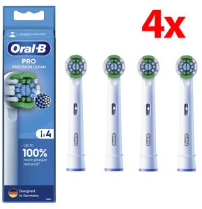 Oryginalna końcówka szczoteczki ORAL-B Pro Precision Clean (4 szt.) (Precyzyjne czyszczenie)
