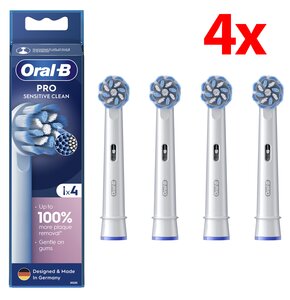 Oryginalna końcówka szczoteczki ORAL-B Sensitive Clean (4 szt.) (Delikatne czyszczenie)
