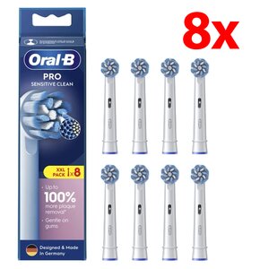Oryginalna końcówka szczoteczki ORAL-B Sensitive Clean (8 szt.) (Delikatne czyszczenie)