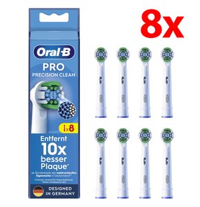 Oryginalna końcówka szczoteczki ORAL-B Pro Precision Clean (8 szt.) (Precyzyjne czyszczenie)