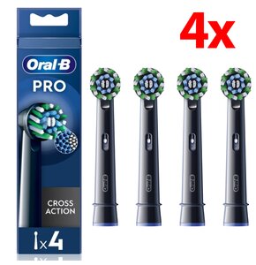 Oryginalna końcówka szczoteczki ORAL-B Pro Cross Action Czarny (4 szt.)