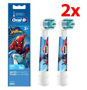Oryginalna końcówka szczoteczki ORAL-B EB10S-2 Spider-Man (2 szt.) (Dla dzieci)