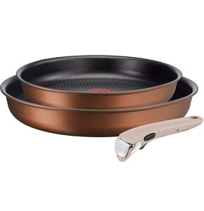U ZESTAW TEFAL INGENIO ECO RESPECT 3ELEMENTY PATELNIA 22CM 26CM + ODŁĄCZANA RĄCZ